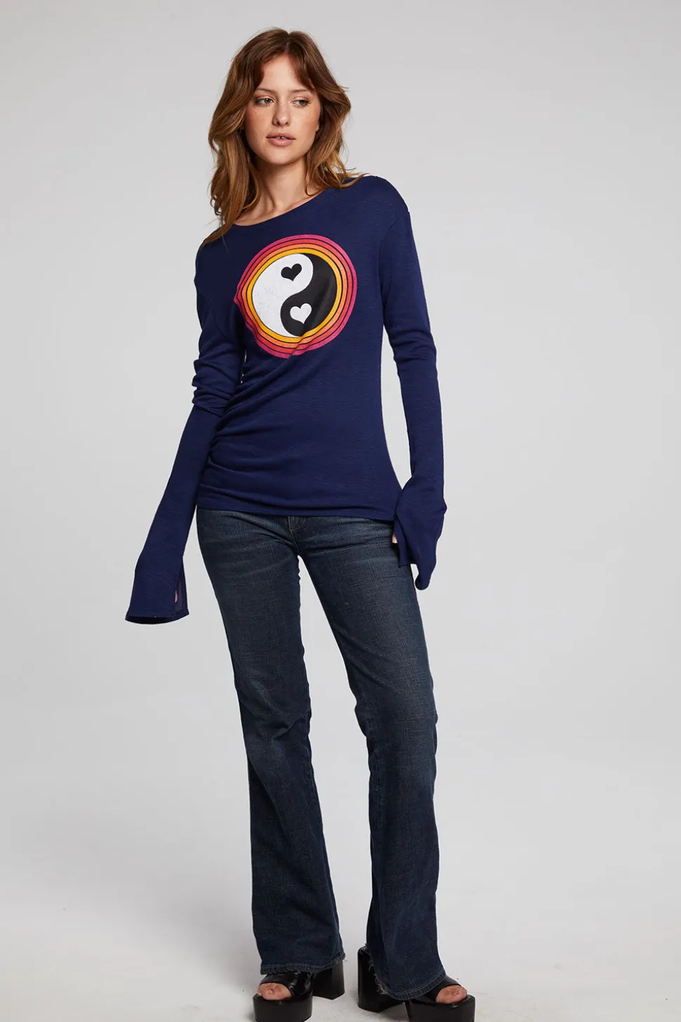 Chaser Brand Love Yin Yang Pullover Discount
