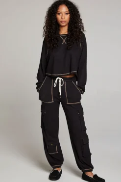 Chaser Brand Lucy Licorice Long Sleeve Cheap