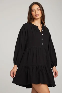 Chaser Brand Magnolia Licorice Mini Dress Flash Sale