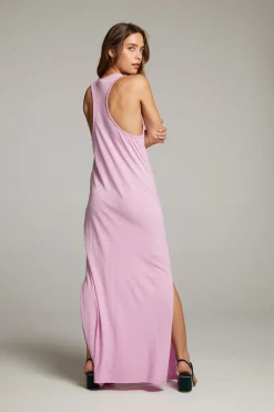 Chaser Brand Manatee Pastel Lavender Maxi Dress New