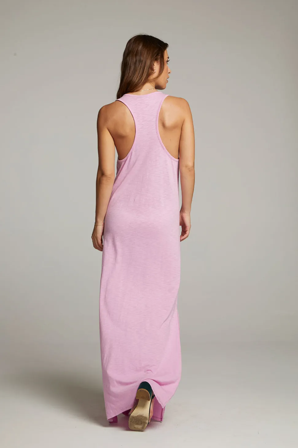 Chaser Brand Manatee Pastel Lavender Maxi Dress New