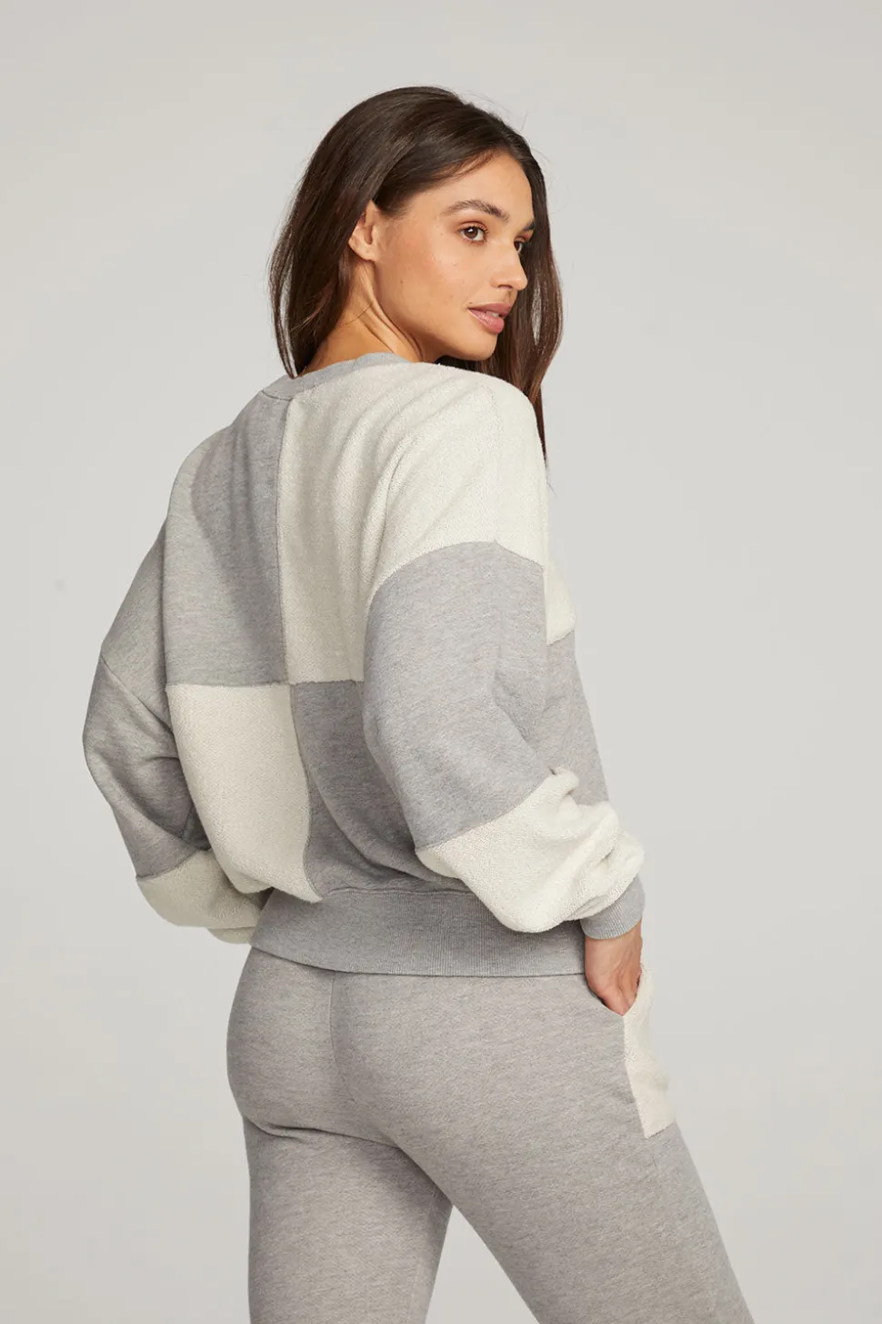 Chaser Brand Marie Heather Grey Pullover Online