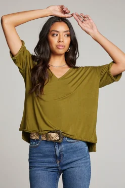 Chaser Brand Mason Sphagnum V Neck Shop