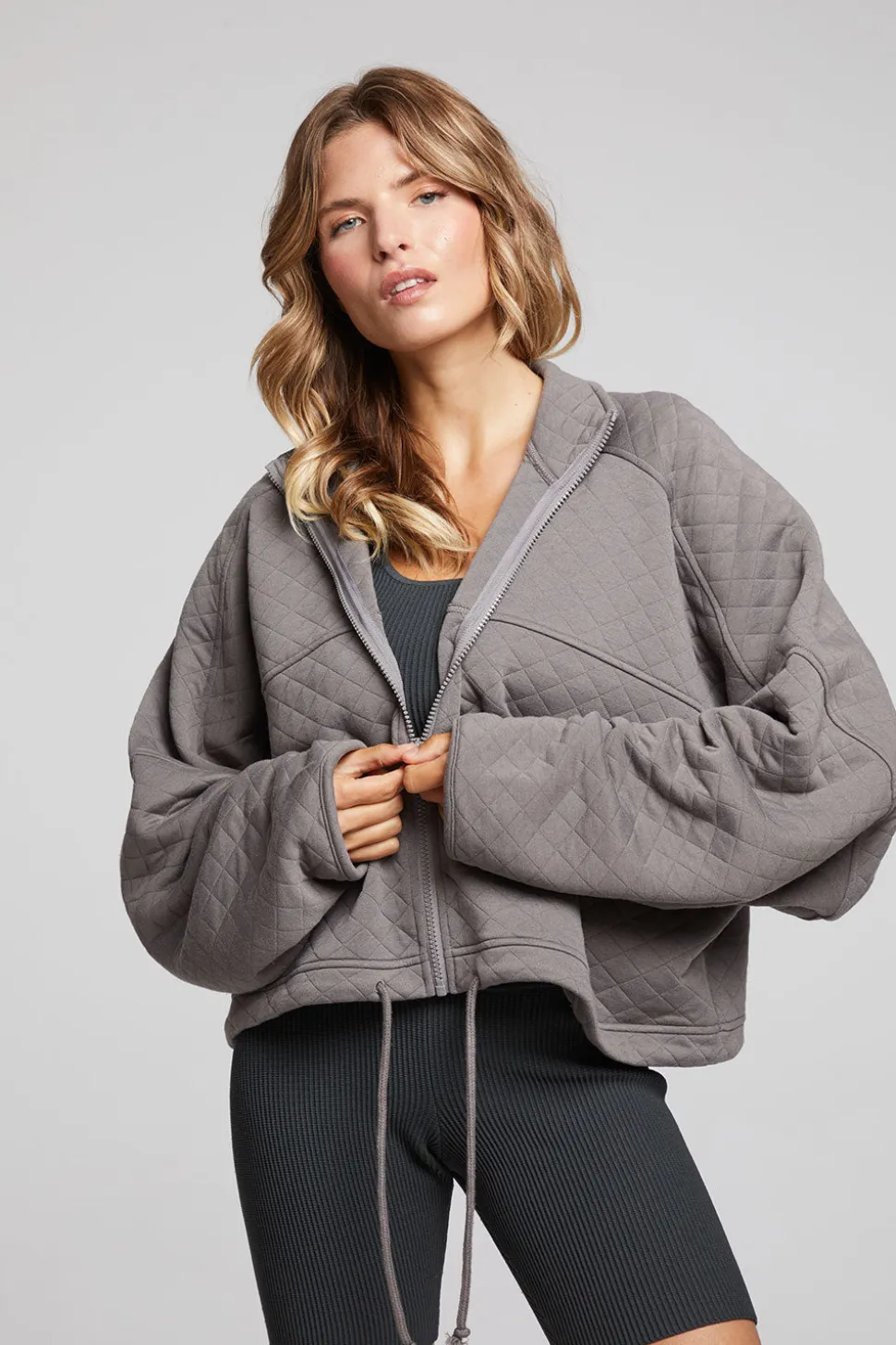 Chaser Brand Mccartneyy Foggy City Zip Up Hot
