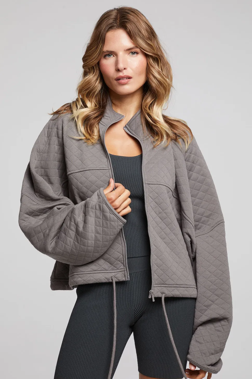 Chaser Brand Mccartneyy Foggy City Zip Up Hot