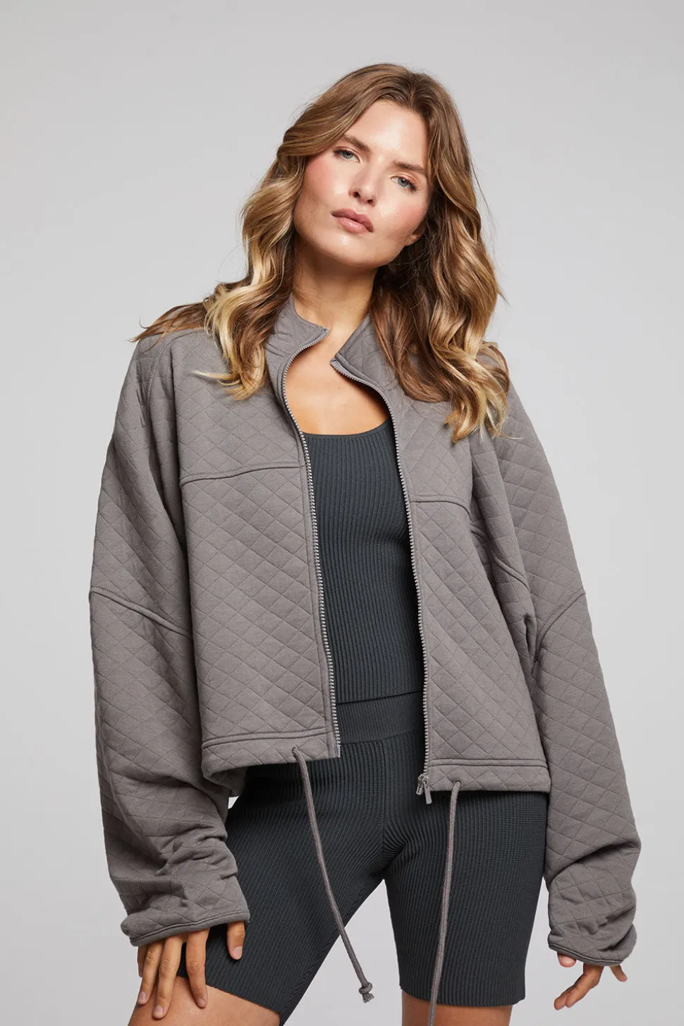 Chaser Brand Mccartneyy Foggy City Zip Up Hot