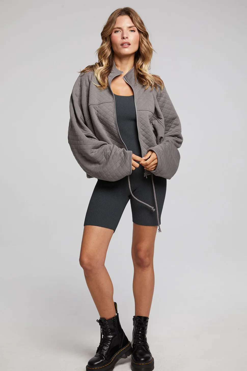 Chaser Brand Mccartneyy Foggy City Zip Up Hot