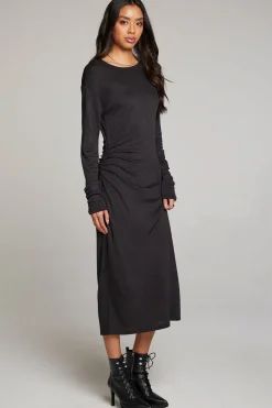 Chaser Brand Memory Licorice Midi Dress Cheap