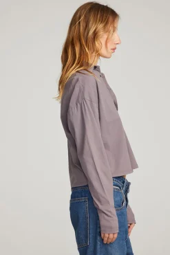 Chaser Brand Miles Purple Sage Long Sleeve Shop