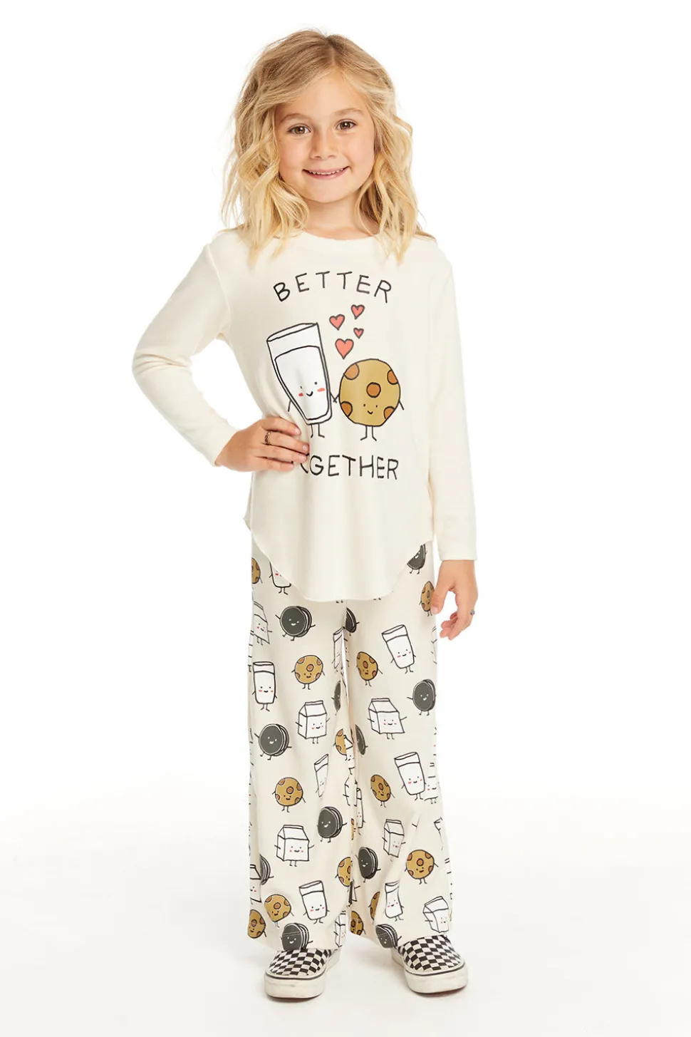 Chaser Brand Milk And Cookies Pants New