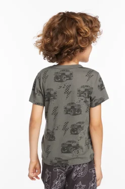 Chaser Brand Monster Trucks Kids Tee Best
