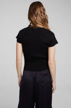 Chaser Brand Nahal Shadow Black Tee Discount
