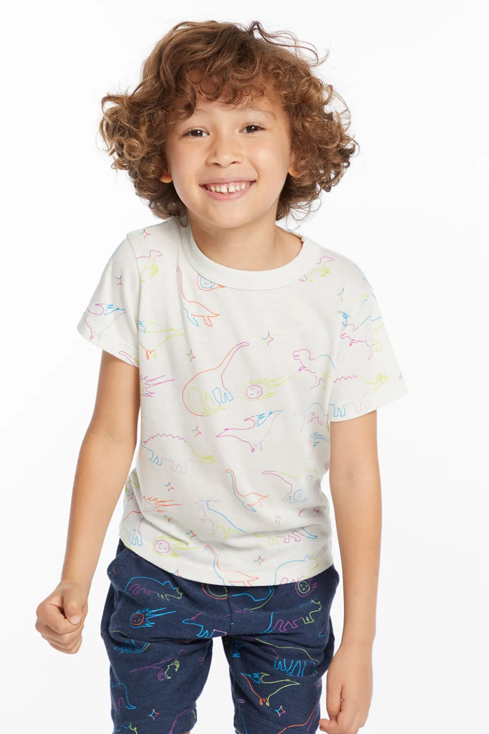 Chaser Brand Neon Dinos Boys Tee Store
