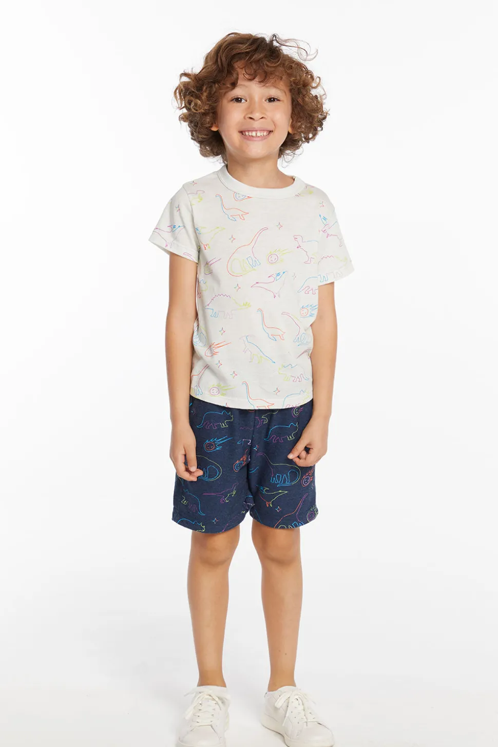 Chaser Brand Neon Dinos Boys Tee Store