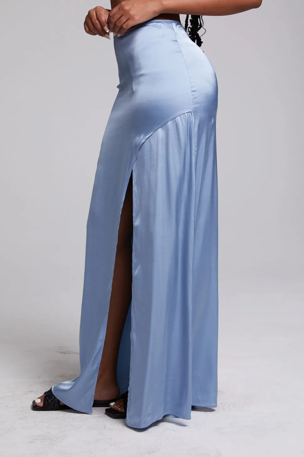 Chaser Brand Noemi Blue Grotto Maxi Skirt Cheap