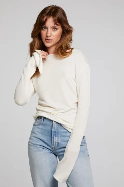 Chaser Brand Nyla Starry White Blouse Shop