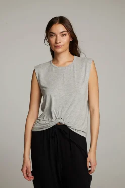 Chaser Brand Ocean Heather Grey Tank Flash Sale