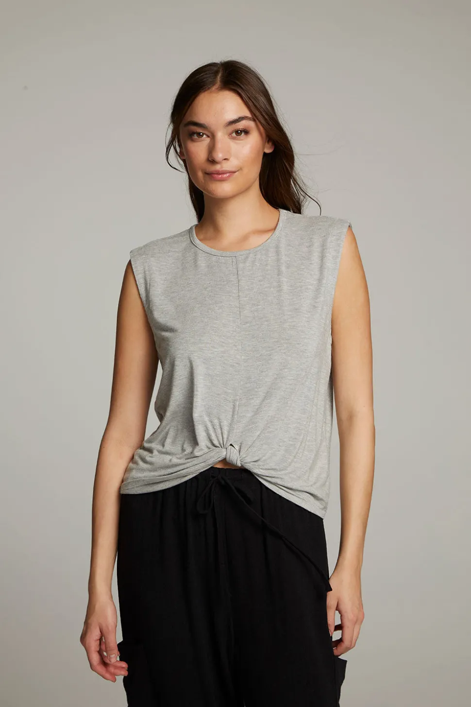 Chaser Brand Ocean Heather Grey Tank Flash Sale