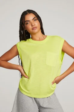 Chaser Brand Odessa Citron Tee Cheap