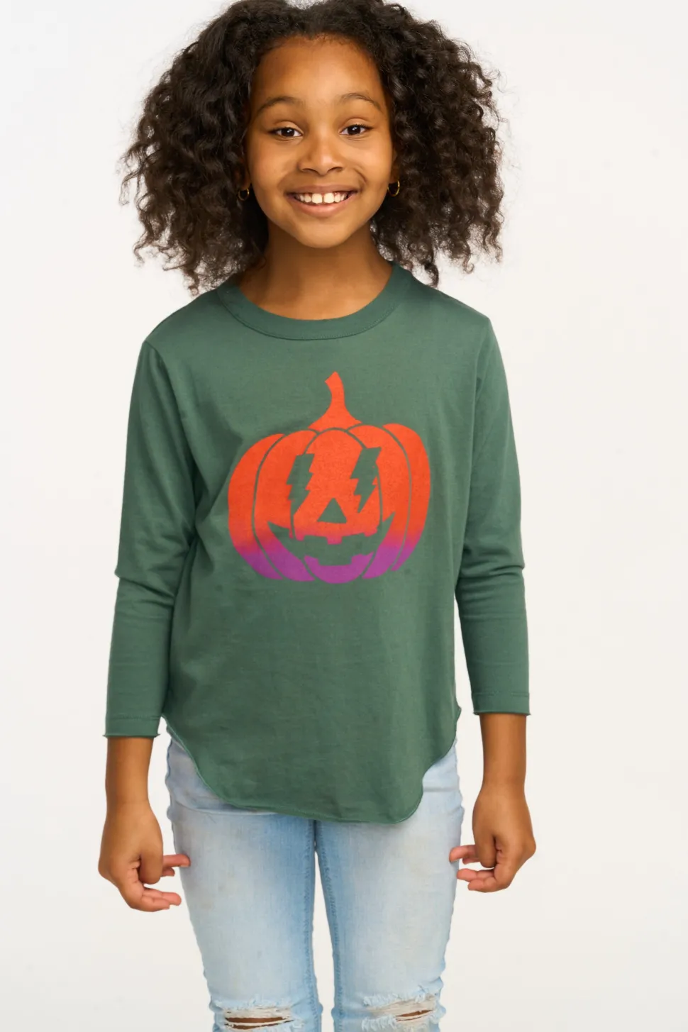Chaser Brand Ombre Pumpkin Long Sleeve Online