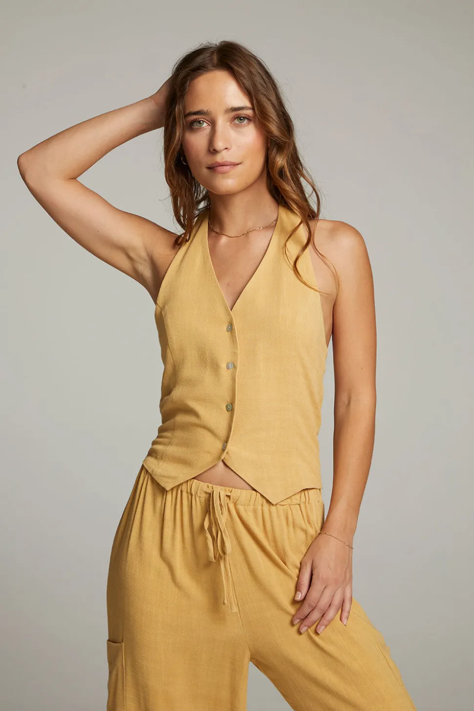 Chaser Brand Orlando Parchment Vest Cheap