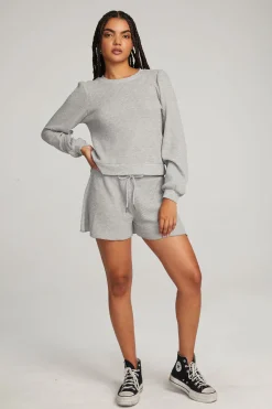 Chaser Brand Owlsey Grey Marl Pullover Clearance