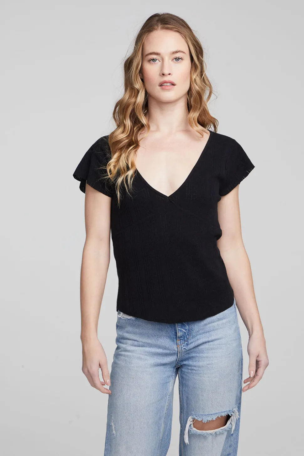Chaser Brand Page Shadow Star Black Tee Shop