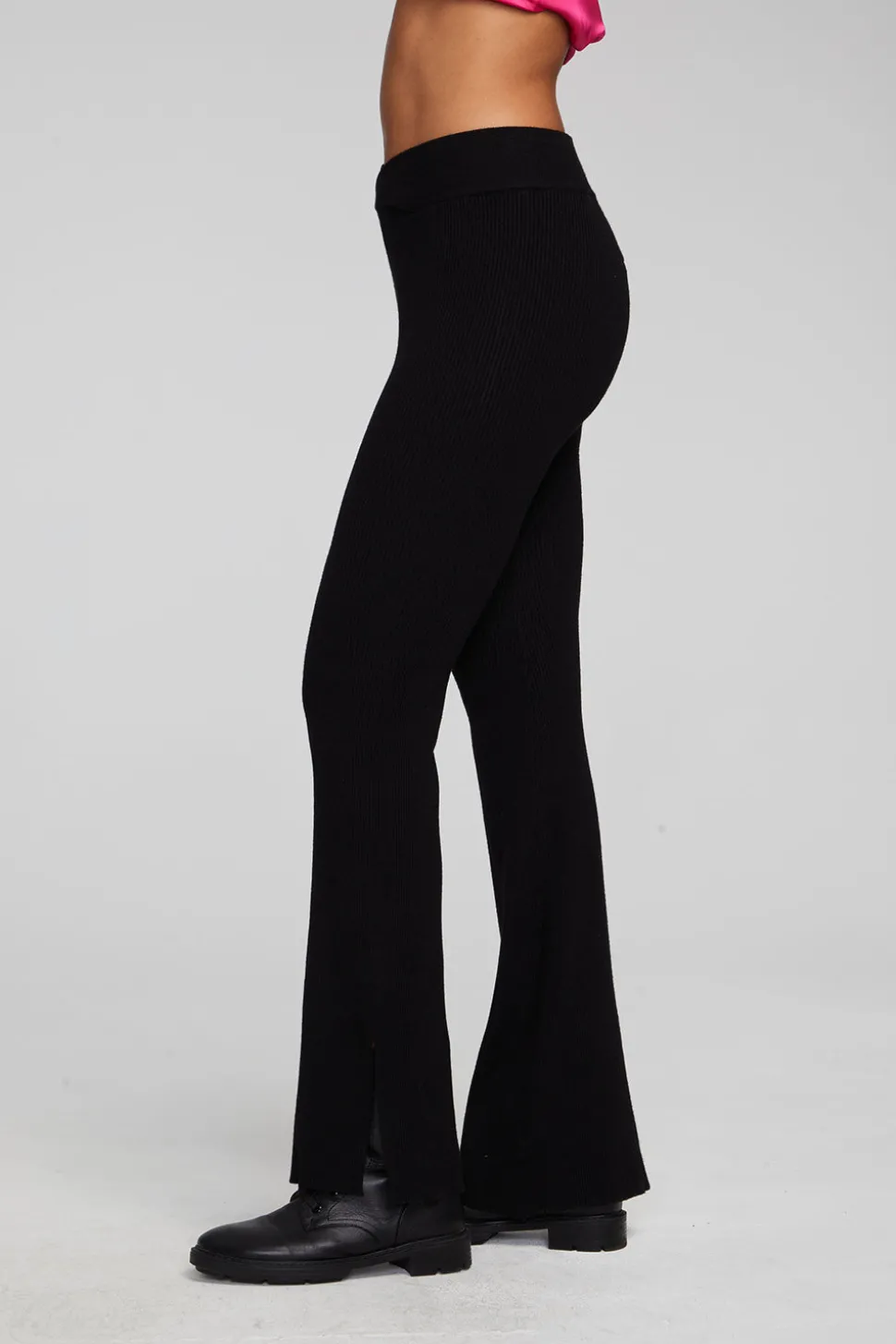Chaser Brand Party Shadow Black Flare Bottoms New