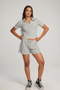 Chaser Brand Paseo Grey Marl Shorts Sale