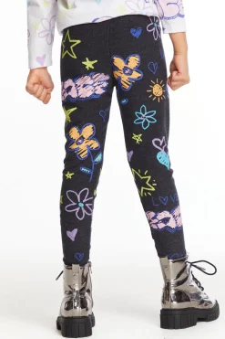 Chaser Brand Peace & Love Girls Cozy Knit Classic Legging Discount