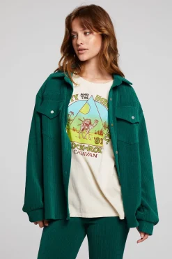 Chaser Brand Penmar Bluegrass Blouse Discount