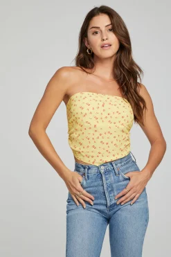 Chaser Brand Pier Crop Top - Anise Flower Online