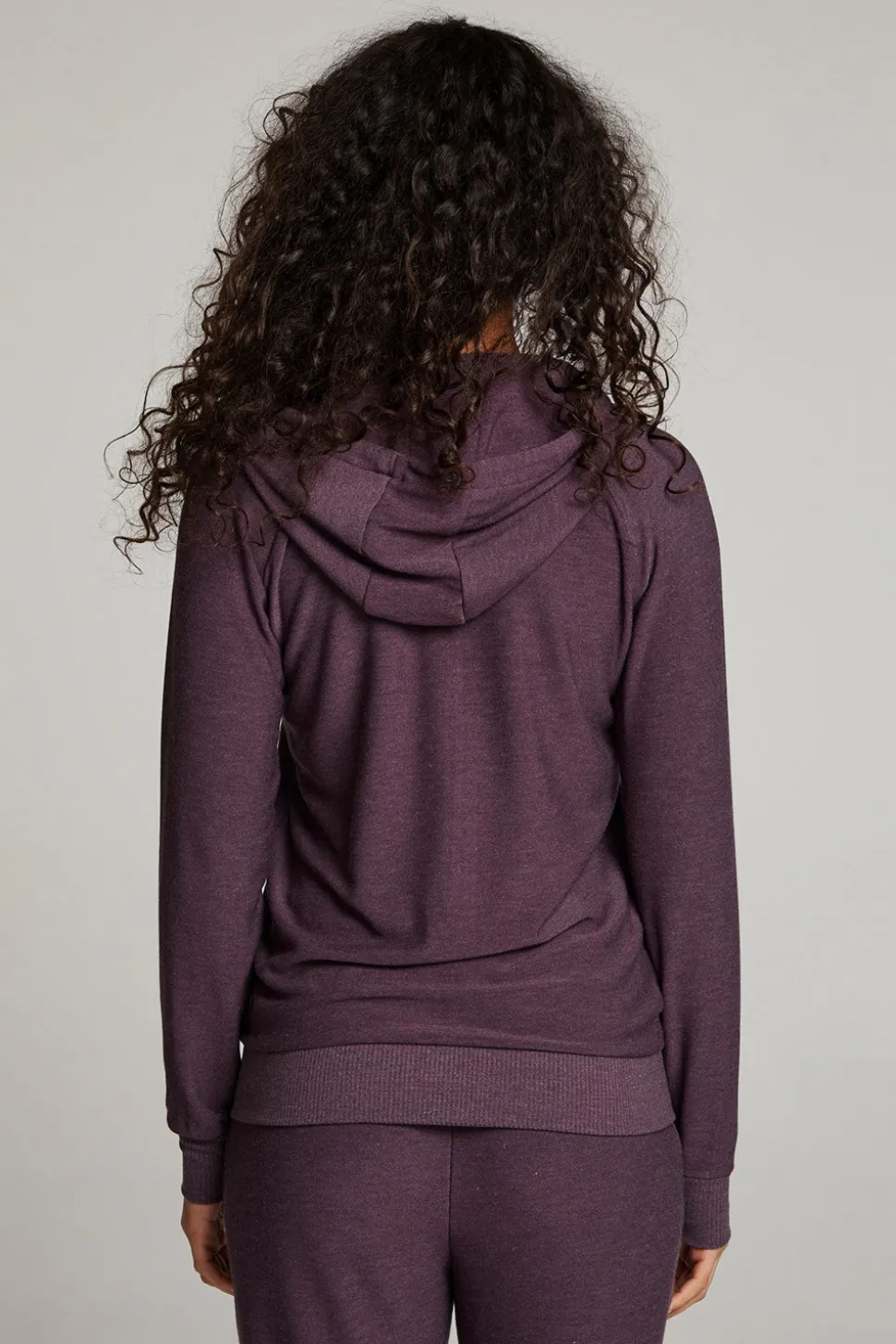 Chaser Brand Plum Perfect Long Sleeve Raglan Zip Up Hoodie Store