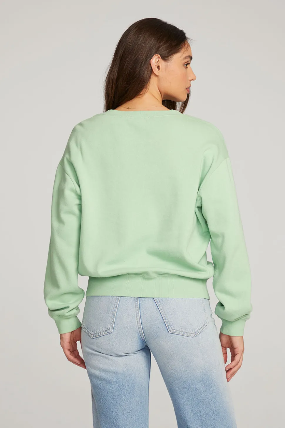 Chaser Brand Poppy Quiet Green Pullover Discount