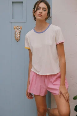 Chaser Brand Praiano Vanilla Tee Fashion