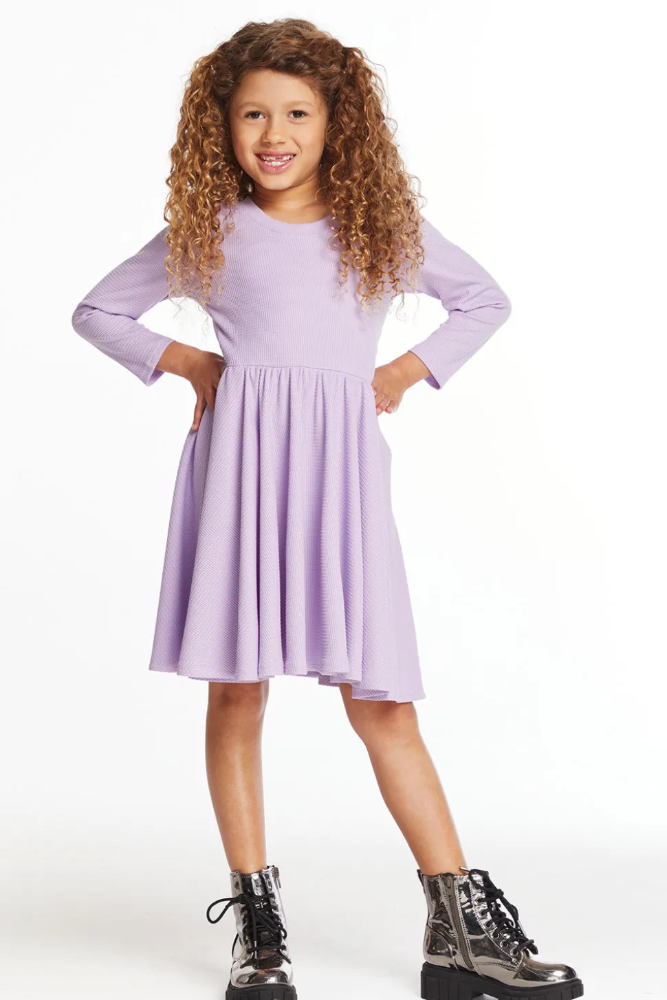 Chaser Brand Puff Long Sleeve Girls Dragon Fly Dress With Twirl Skirt Store