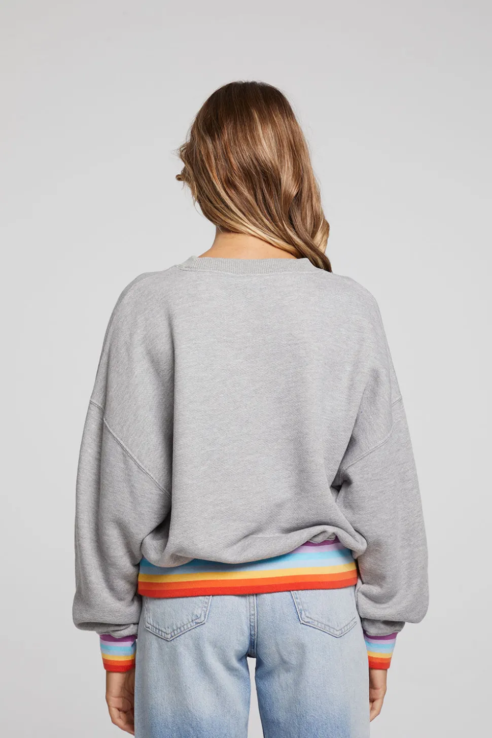 Chaser Brand Rainbow Pullover Flash Sale