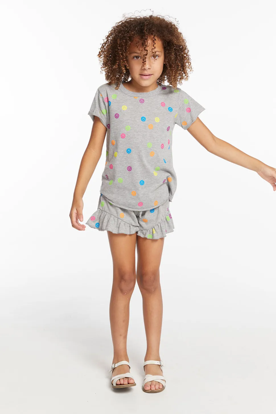 Chaser Brand Rainbow Smiles Girls Shorts Online