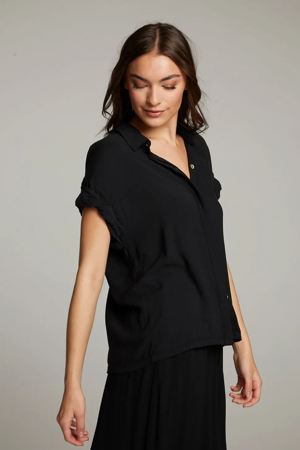 Chaser Brand Rhythmm Licorice Button Down Fashion
