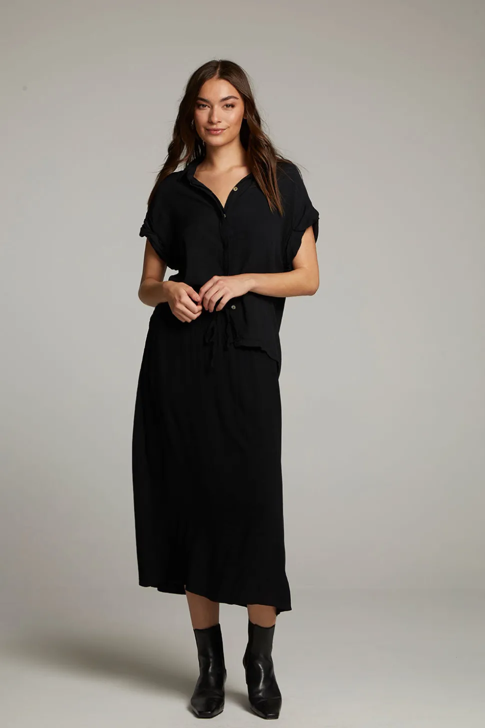 Chaser Brand Rhythmm Licorice Button Down Fashion