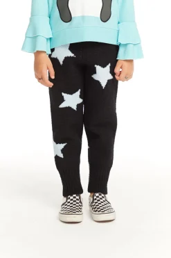 Chaser Brand Ribbed Panel Licorice Star Legging Shop