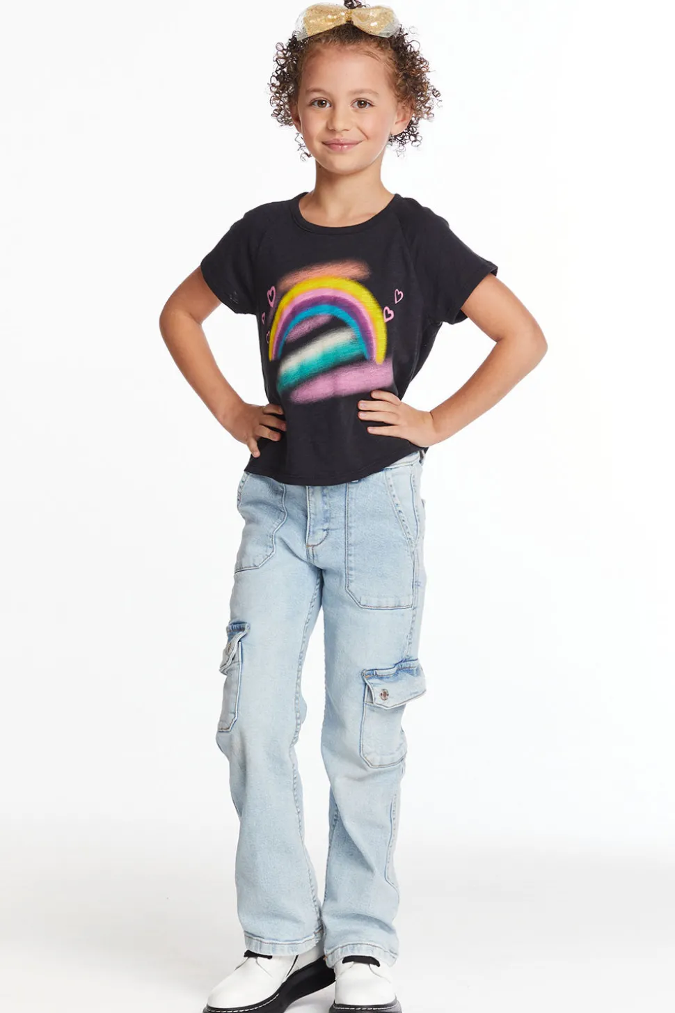 Chaser Brand Ride The Rainbow Girls Tee Online