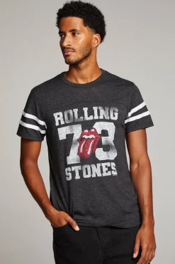 Chaser Brand Rolling Stones Logo 1973 Mens Tee Discount