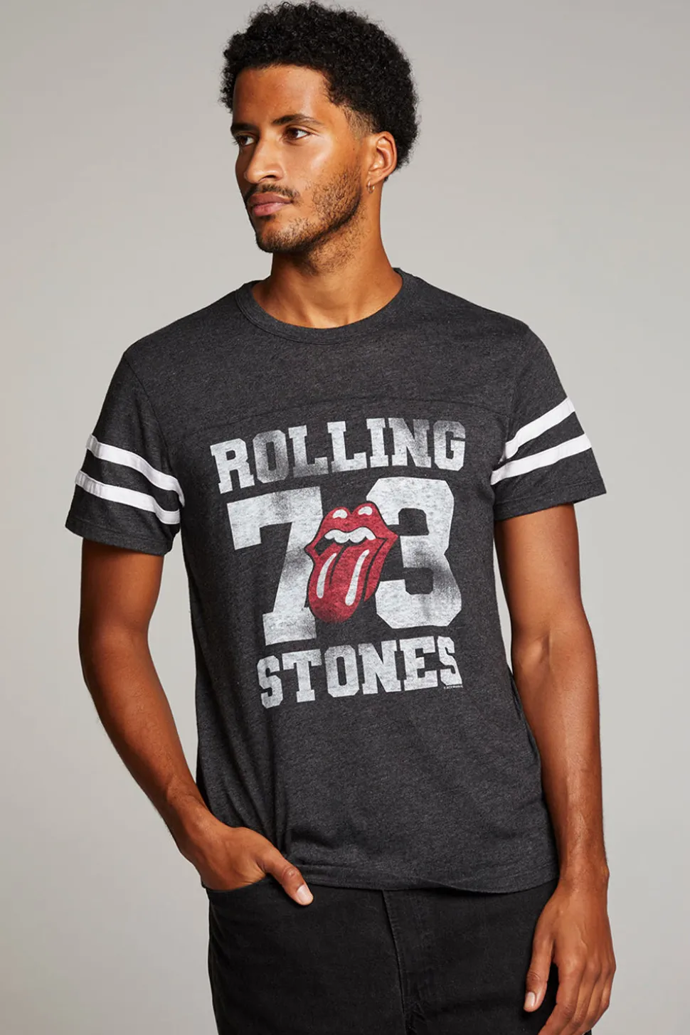 Chaser Brand Rolling Stones Logo 1973 Mens Tee Discount