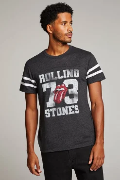 Chaser Brand Rolling Stones Logo 1973 Mens Tee Discount