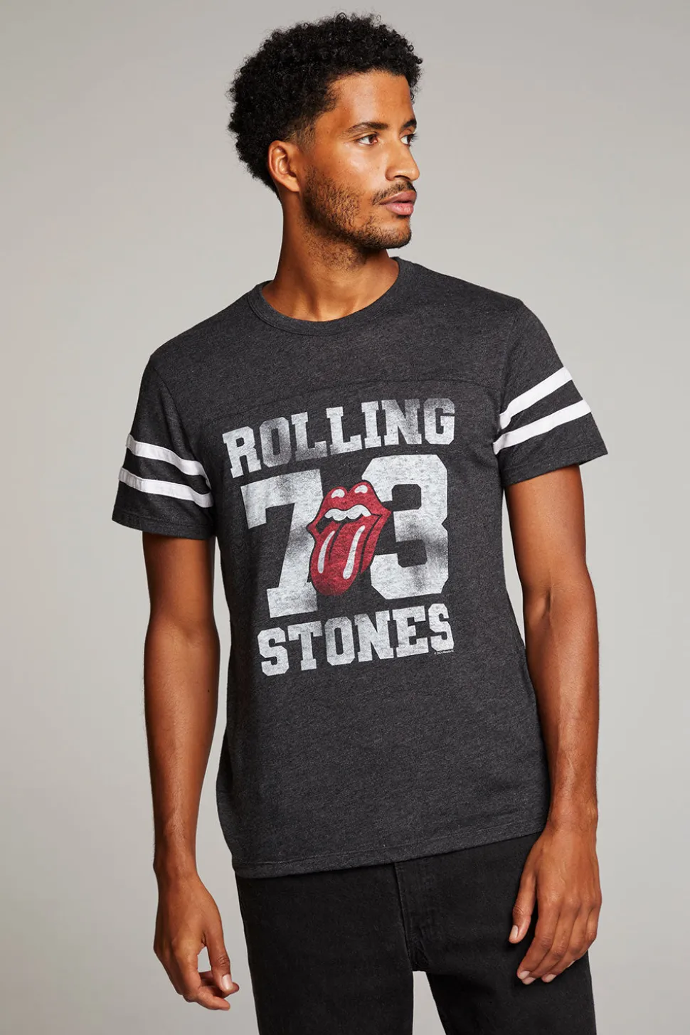 Chaser Brand Rolling Stones Logo 1973 Mens Tee Discount