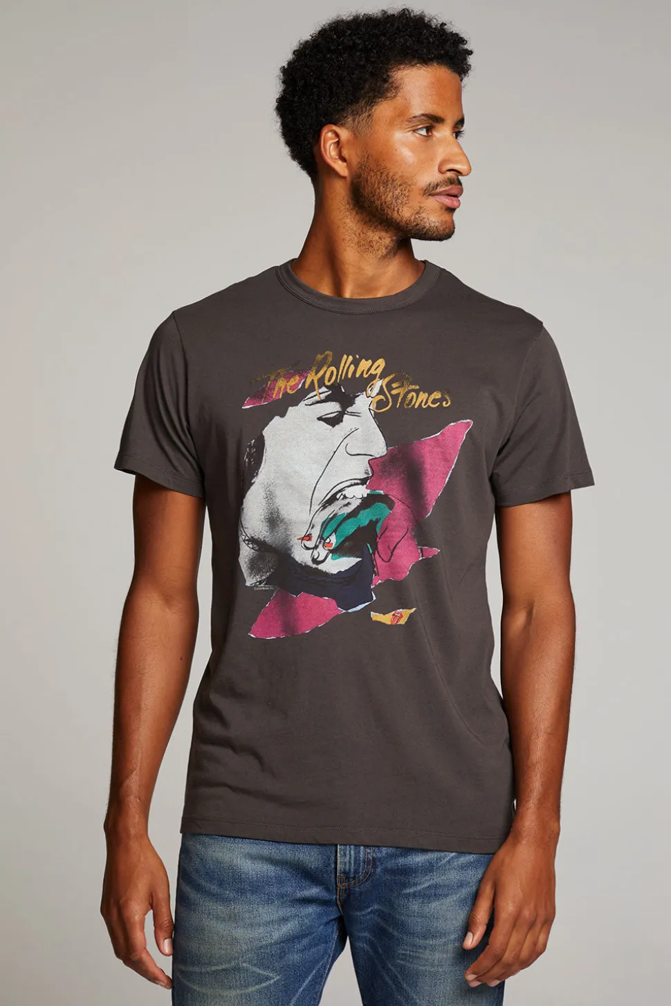 Chaser Brand Rolling Stones Love You Live Mens Tee Sale