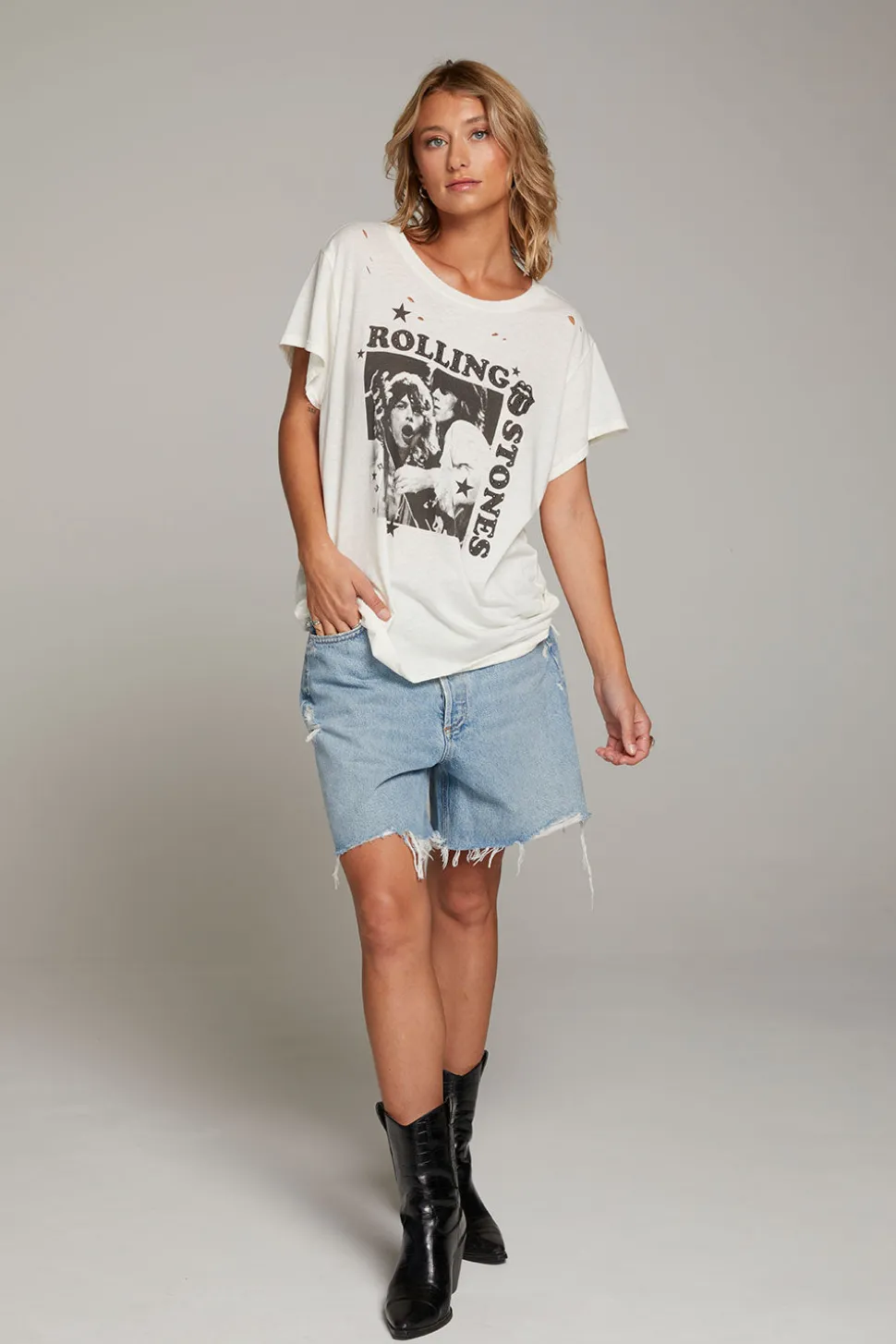 Chaser Brand Rolling Stones Mick & Keith Tee Clearance