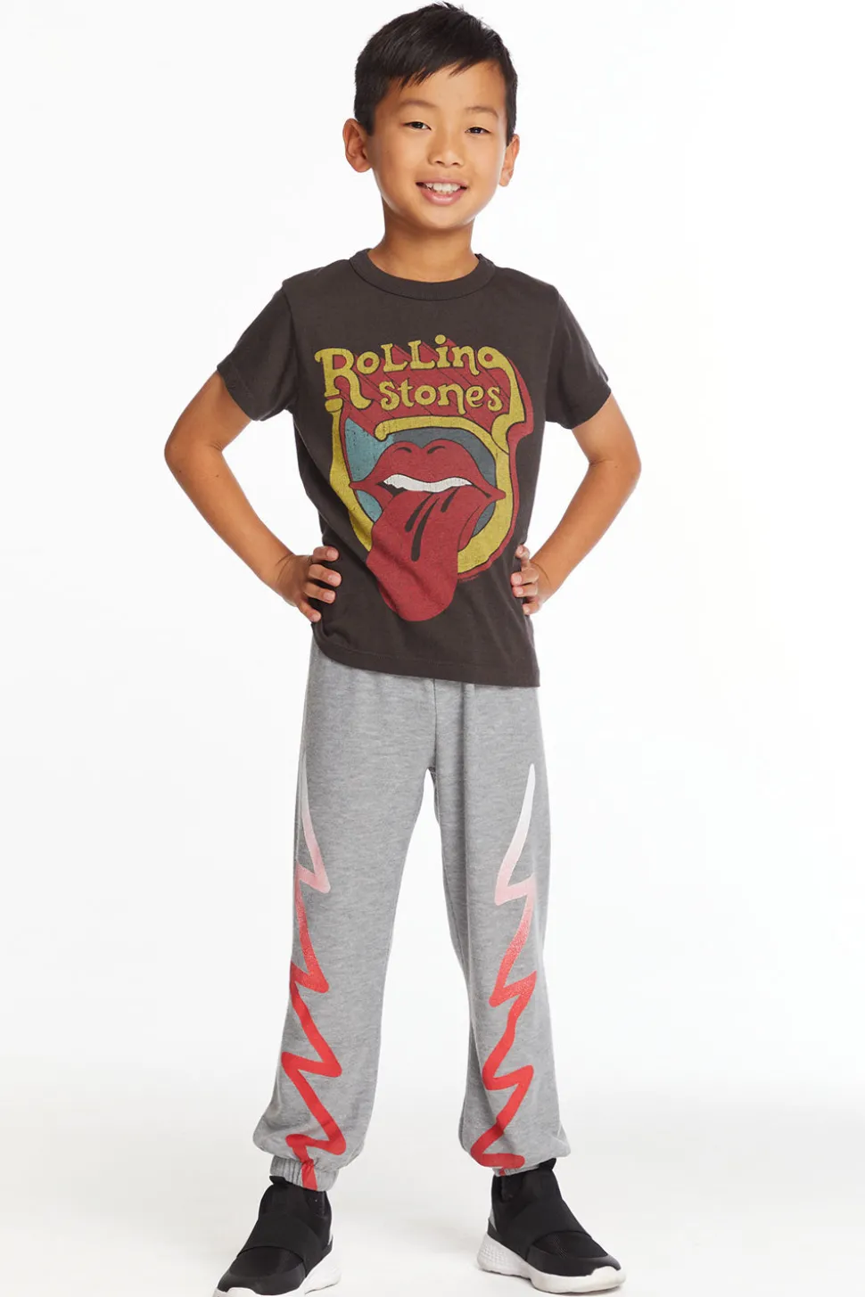 Chaser Brand Rolling Stones Retro Logo Boys Tee Online