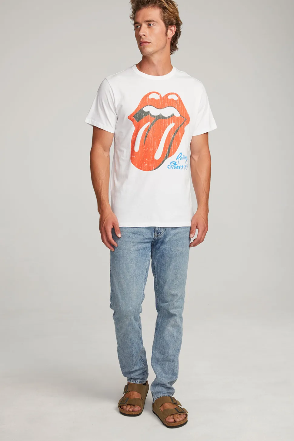Chaser Brand Rolling Stones Steel Wheels Tour Mens Tee Best